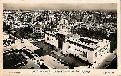 CPA ak casablanca le palais de justice, place lyautey morocco (824510)