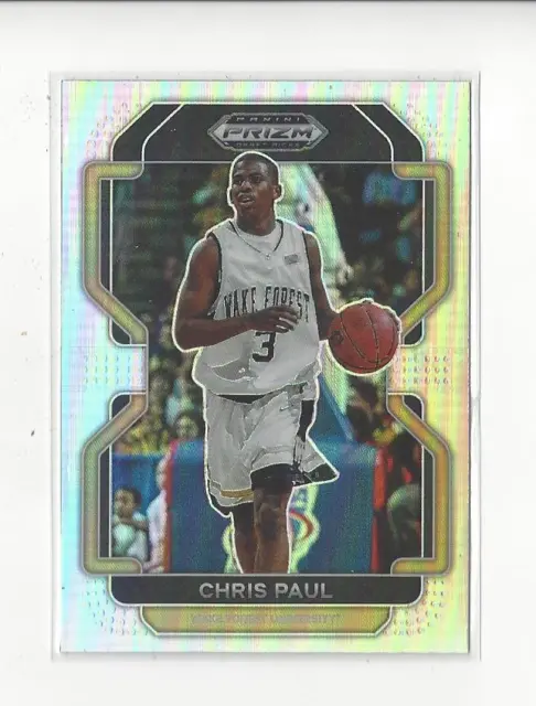 2022-23 Panini Prizm Draft Picks Prizms Silver #8 Chris Paul Wake Forest Suns