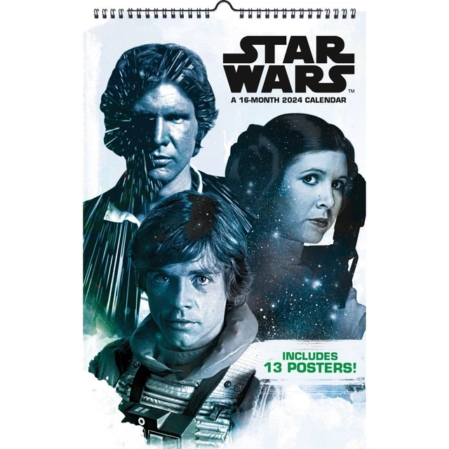 2024 STAR WARS Saga Oversized Poster Calendar 19.99 PicClick