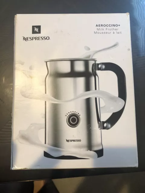 Nespresso Aeroccino 3192 Automatic Electric Milk Frother Stainless WORKS