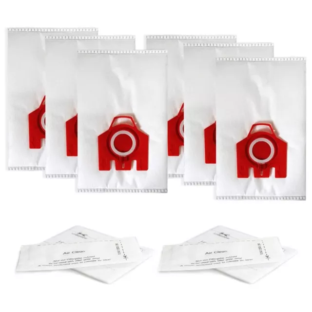 Lot de 6 Sacs à PoussièRe de Rechange FJM 3D Convient pour Miele S200,S300,4132