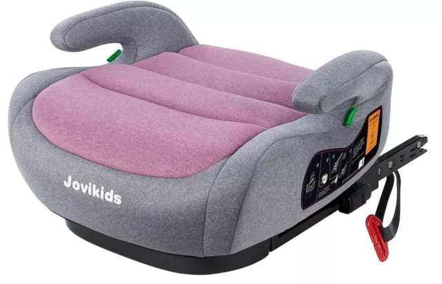 Jovikids I-Size Booster Seat for Car with ISOFIX, 125-150cm Group 2/3, 3-12Year