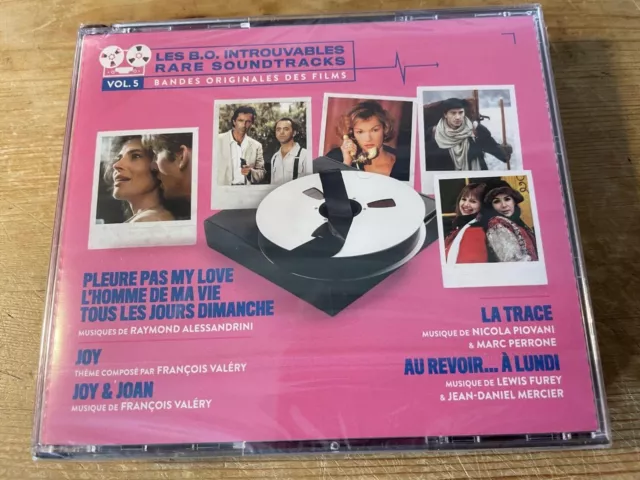 LES B.O. INTROUVABLES VOL.5 (Various) OOP Music Box Ltd Soundtrack 3CD SEALED