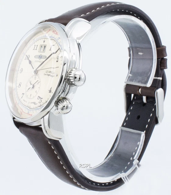 Zeppelin LZ126 Los Angeles 8644-5 86445 Orologio da uomo al pulsometro al quarzo 2