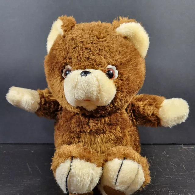 New York Merchandise Co Vintage Teddy Bear Plush Stuffed Animal Brown Tan 10"