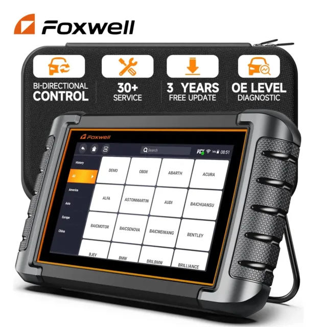FOXWELL NT809 Bidirectional Full System Car OBD2 Scanner Diagnostic Scan Tool