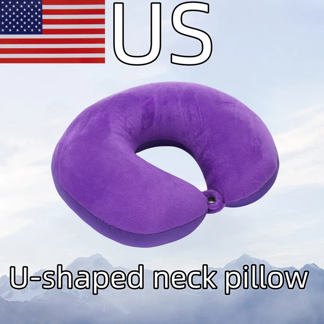 Memory Foam U Shaped Travel Pillow Neck Support Soft Head Rest Car Plane Cushion