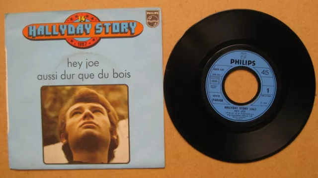 JOHNNY HALLYDAY  Hey Joe  Disque 45 Tours Single Vinyle 45T  7"