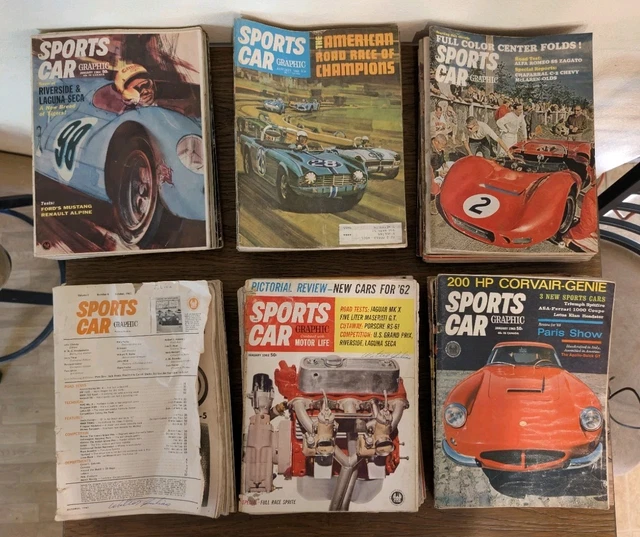 SPORTS CAR GRAPHIC Magazine - May 1965 Issue Vol 5 No 1 $9.75