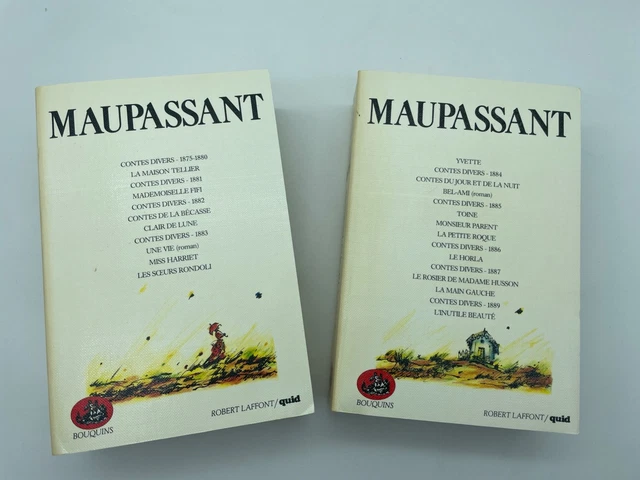 "Clair De Lune" De Guy De Maupassant - Édition Originale De 1884 - Relié Cuir