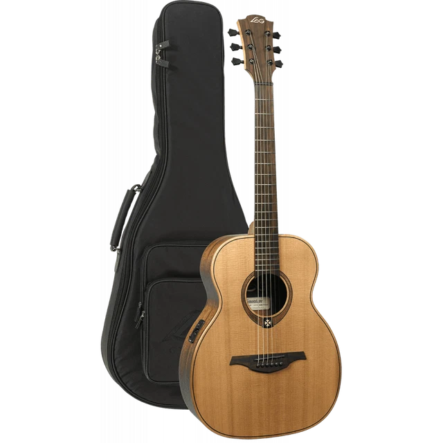 Lâg TRAVEL-RCE - Guitare électro-acoustique Travel Red Cedar - Naturel pores ou