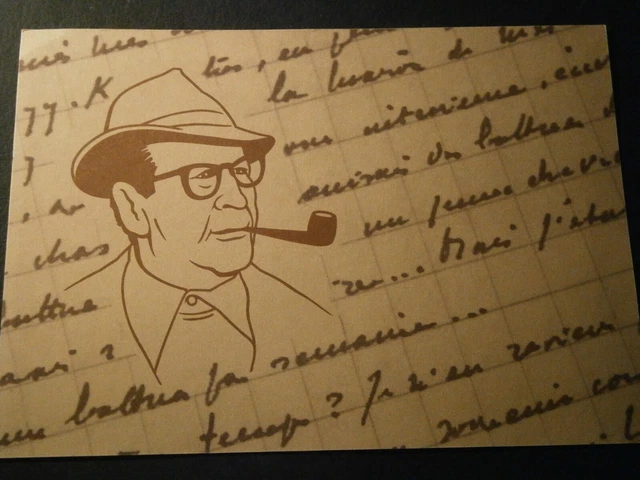 Schweiz 1994 "Georges Simenon" Michel Nr. 1535 Faltblatt der PTT 2