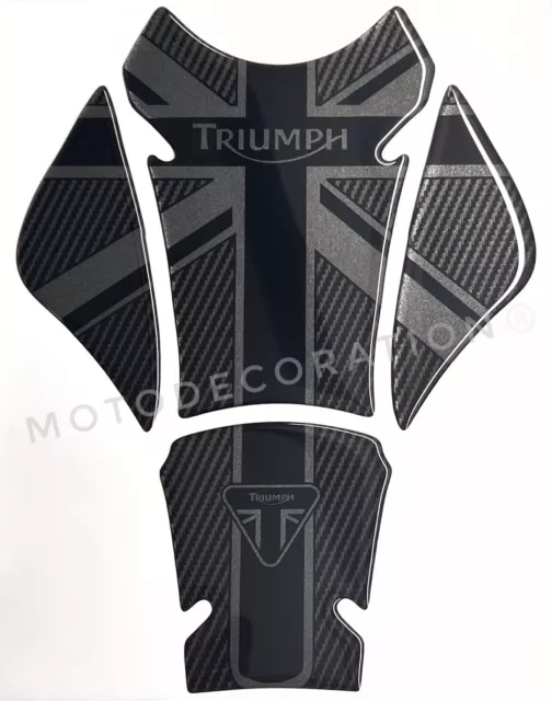 Triumph Union Jack Streetriple Tank Pad Protector Carbon 3D Rs Street Triple