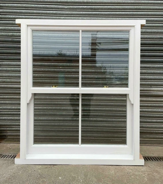 Sliding Window Rectangle Timber TIMBER WOODEN SLIDING Sash Window! Astragals! Glazed! Made to Measure ...