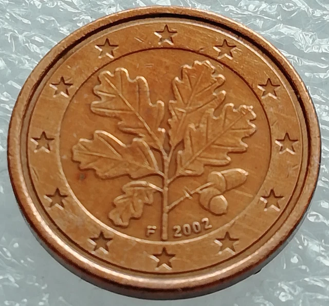 Pièce De 50 Centimes D'euro Allemagne 2002 - Lettre F, Bon état