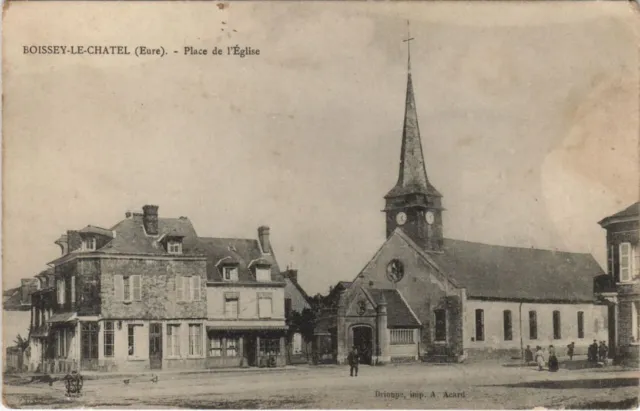 CPA BOISSEY-le-CHATEL - Place de l'Église (160797)