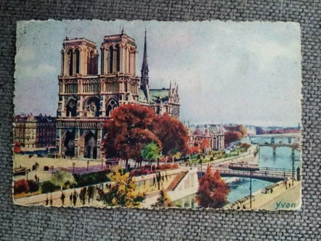 Cpa Paris En Flânant Notre Dame De Paris Vue Générale