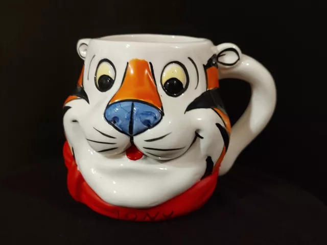 Vintage Tony The Tiger Kellogg's Cereal Mug Cereal City USA