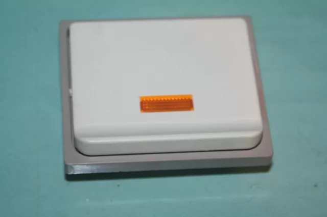 Bouton poussoir à voyant Brun/beige ARNOULD 1001