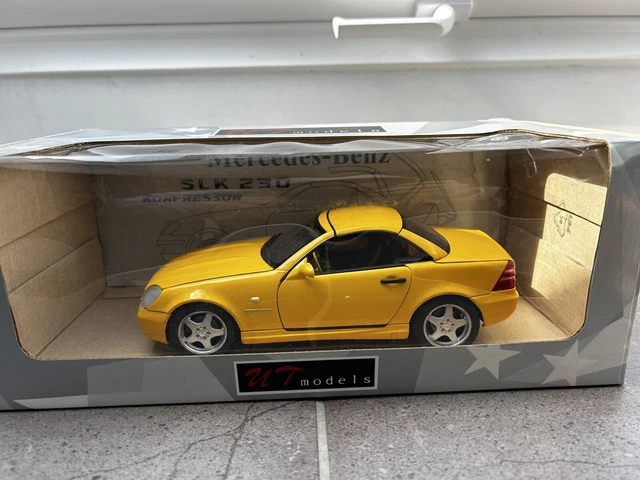 1:18 UT MERCEDES-BENZ R170 SLK 230 AMG Kompressor yellow/gelb R170 ...