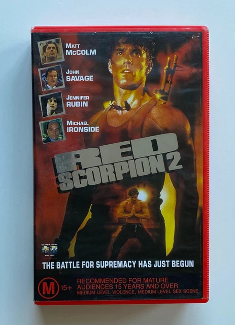 RED SCORPION 2 [VHS] Columbia Tristar Ex-Rental Video Tape 1994 McColm ...