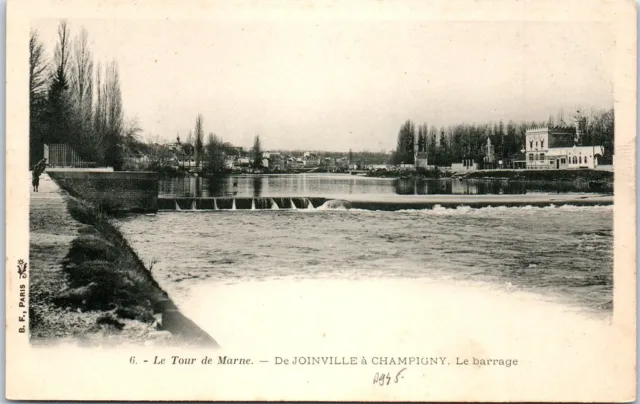 94 - Tour de marne de Joinville a Champigny. Le barrage