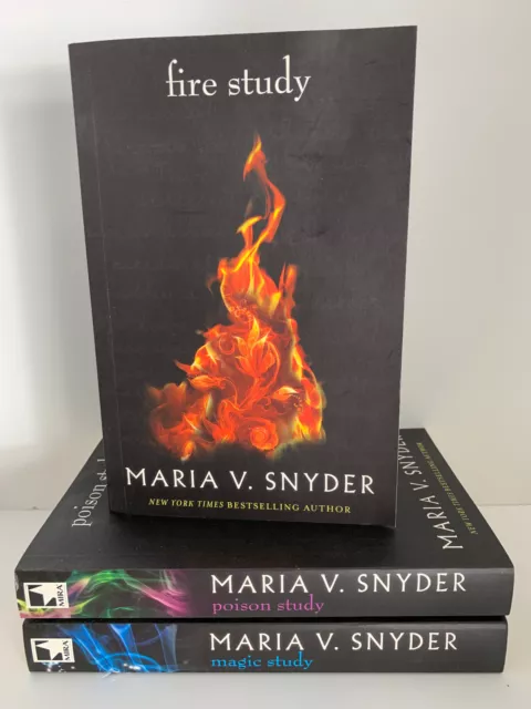 3 Book Bundle by Maria V. Snyder - Paperback Books GC Fiction Fantasy