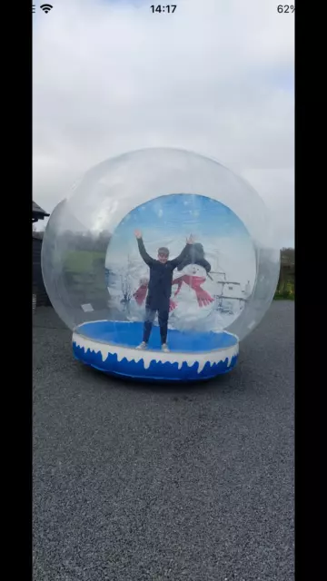 Bouncy castle Inflatable Snow Globe Human Size Photo Booth