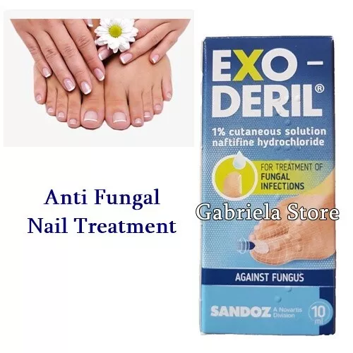 Exoderil 1% Anti Fungal Nail Solution Antibacterial Treatment Fungus Infection