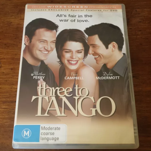 Three to Tango DVD R4 Like New! FREE POST