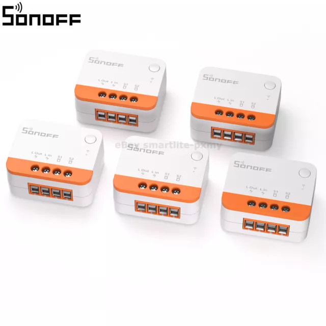 1-5Packs Sonoff ZBMINIL2 Zigbee Smart Licht Schalter Modul Ohne Neutralleiter