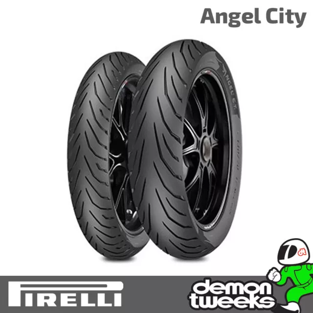 1 x 90/90 17 46S TL (Front Or Rear) Pirelli Angel CiTy Motorcycle Tyre - 909017