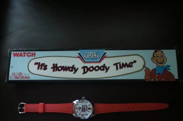 vintage 1987 40th anniversary edition Howdy Doody Time wind up watch in mint con