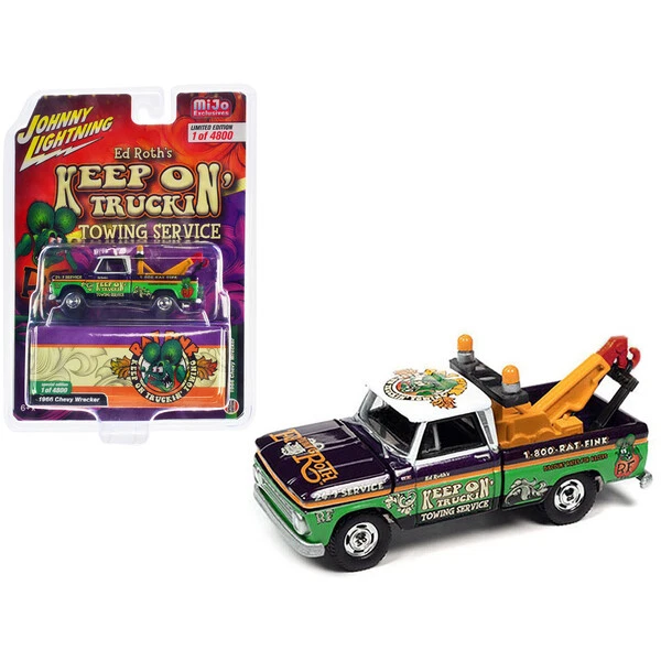 1966 Chevrolet Wrecker Tow Truck "Ed Roth's Rat Fink: Keep on Truckin' Towing...