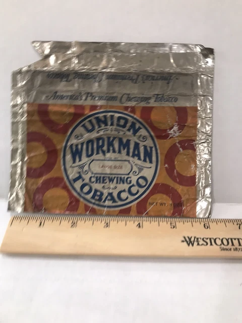 union workman chewing tobacco for sale UNION WORKMAN CHEWING Tobacco Display $39.95