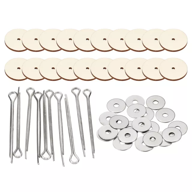 24mm Doll Joints, 20 Set Cotter Pin Joints Connector and Fiberboard Tray