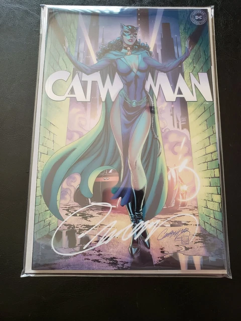 Catwoman 80th Anniversary #1 - J Scott Campbell Variant G, Signed w/COA