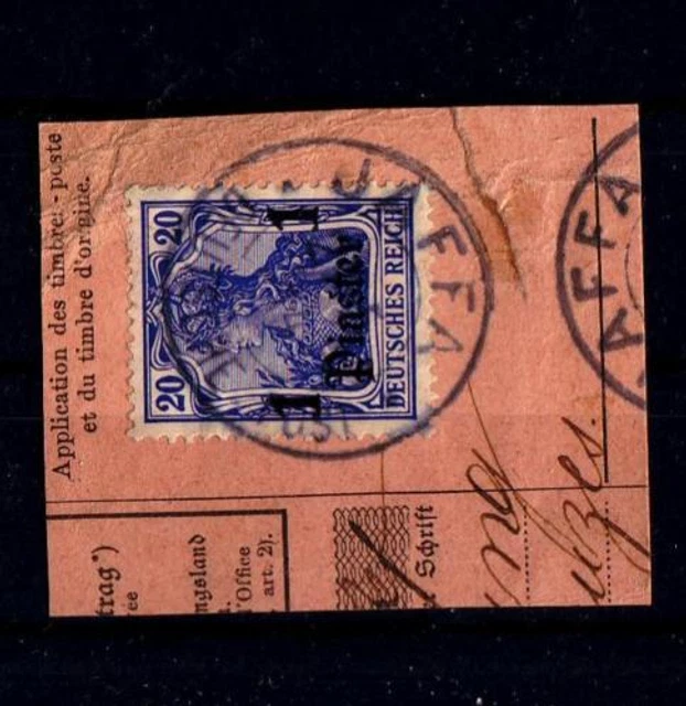 DP Türkei Jaffa Typ 2  Briefstück  (Kol-9)