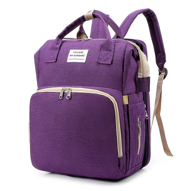 Baby Diaper Bag With Changing Station, Large Capacity Baby Diaper Backpack