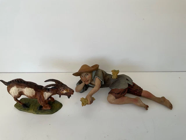 Krippenfigur Holz geschnitzt