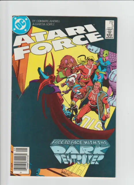 Atari Force #5 Newstand  DC Comics 1984 vf-