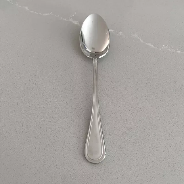 Calderoni Oxford Stainless Flatware Oval Place Soup Spoon 18/10  Italy Glossy 8"