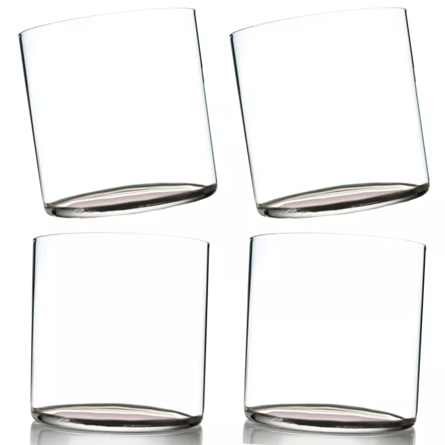 Ultra Thin Cocktail Glasses 12-ounce Double Old Fashioned Whiskey Glasses - M...