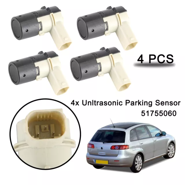 4x PDC Ultrasonic Parking Sensor Für Alfa Romeo 147 156 159 166 Brera Spider