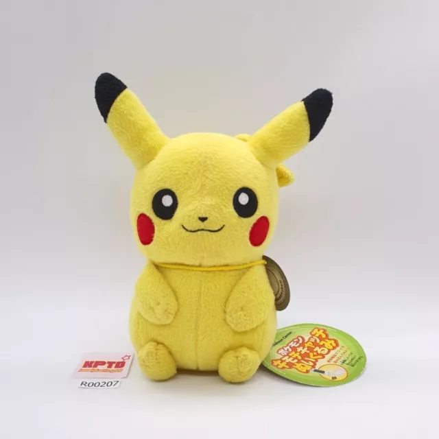 Pikachu R207 Beanie Kimochi Catch Pokemon Center 2006 Plüsch 6" Tag Toy Doll Jp