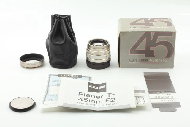 [TOP NEUWERTIG im Karton mit Beutel] Contax Planar T G 45 mm f/2 für G1 G2 aus Japan #0234