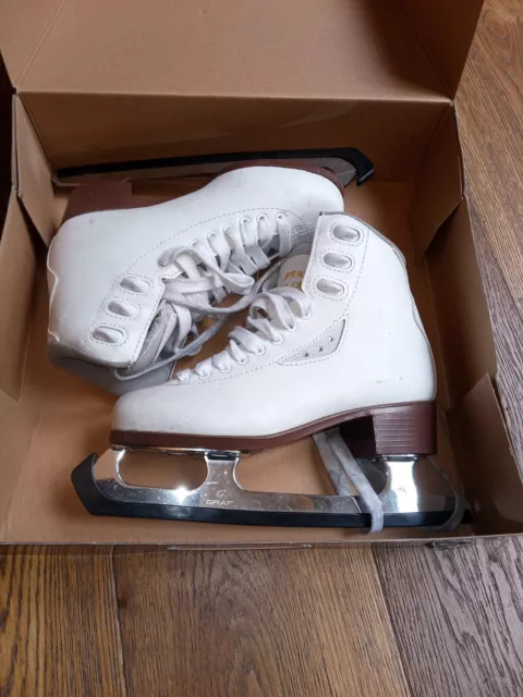 Graf Bolero Figure Ice Skates Size 36