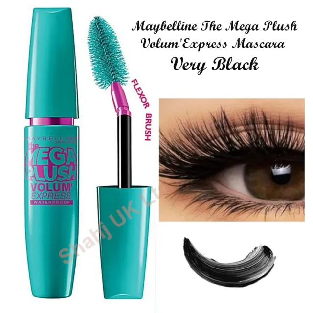 Maybelline The Mega Plüsch Volum' Express Mascara sehr schwarz Volumenlänge dick