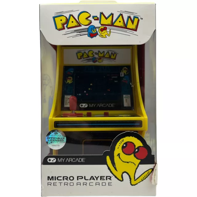 My Arcade Pac-Man Micro Player Retro Arcade Machine -6 Inch Cabinet New In Box