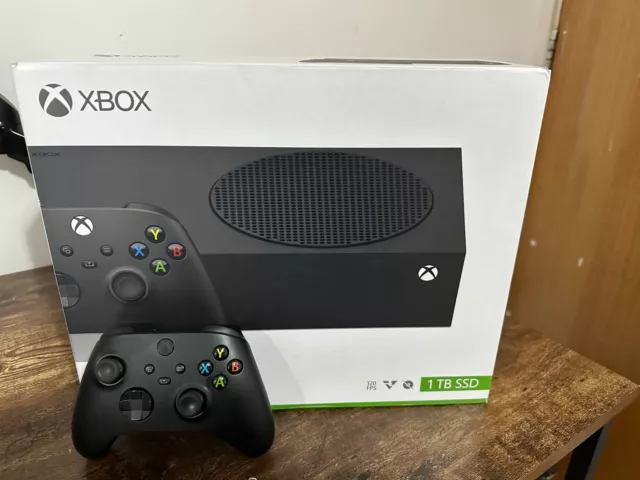 Unboxing Xbox Series S with 1TB SSD in Carbon Black with Games